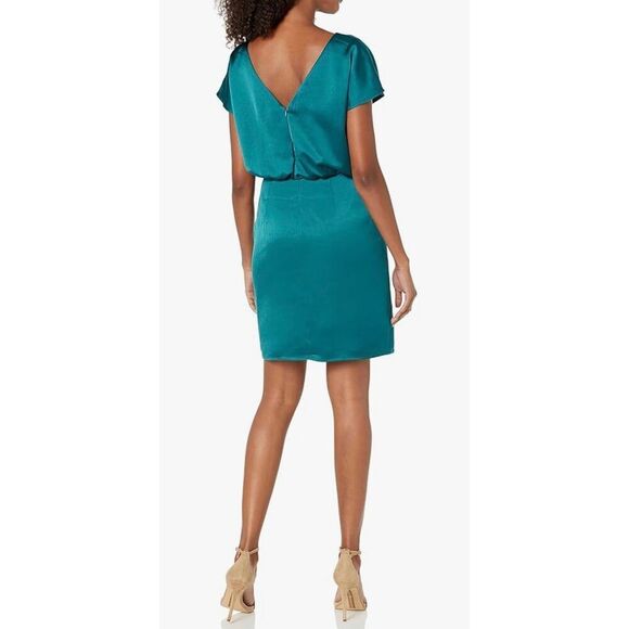 Trina Turk Women's Satin Cocktail Dress - Picture 2 of 9